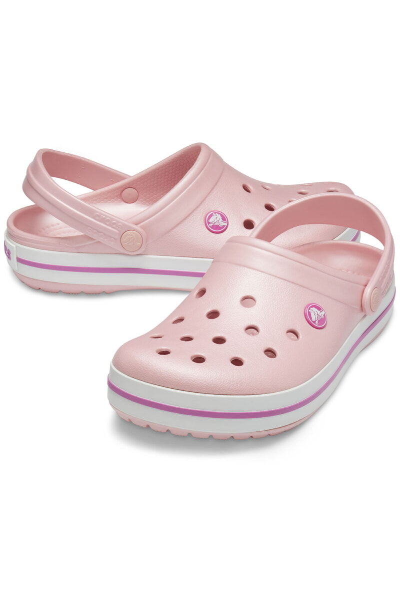 Crocsy Damskie Medyczne – Crocband – różowe