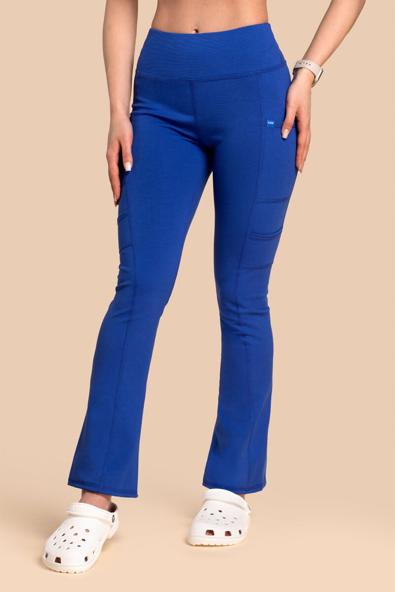 Spodnie medyczne damskie – Scrubs Yoga Pants chabrowe