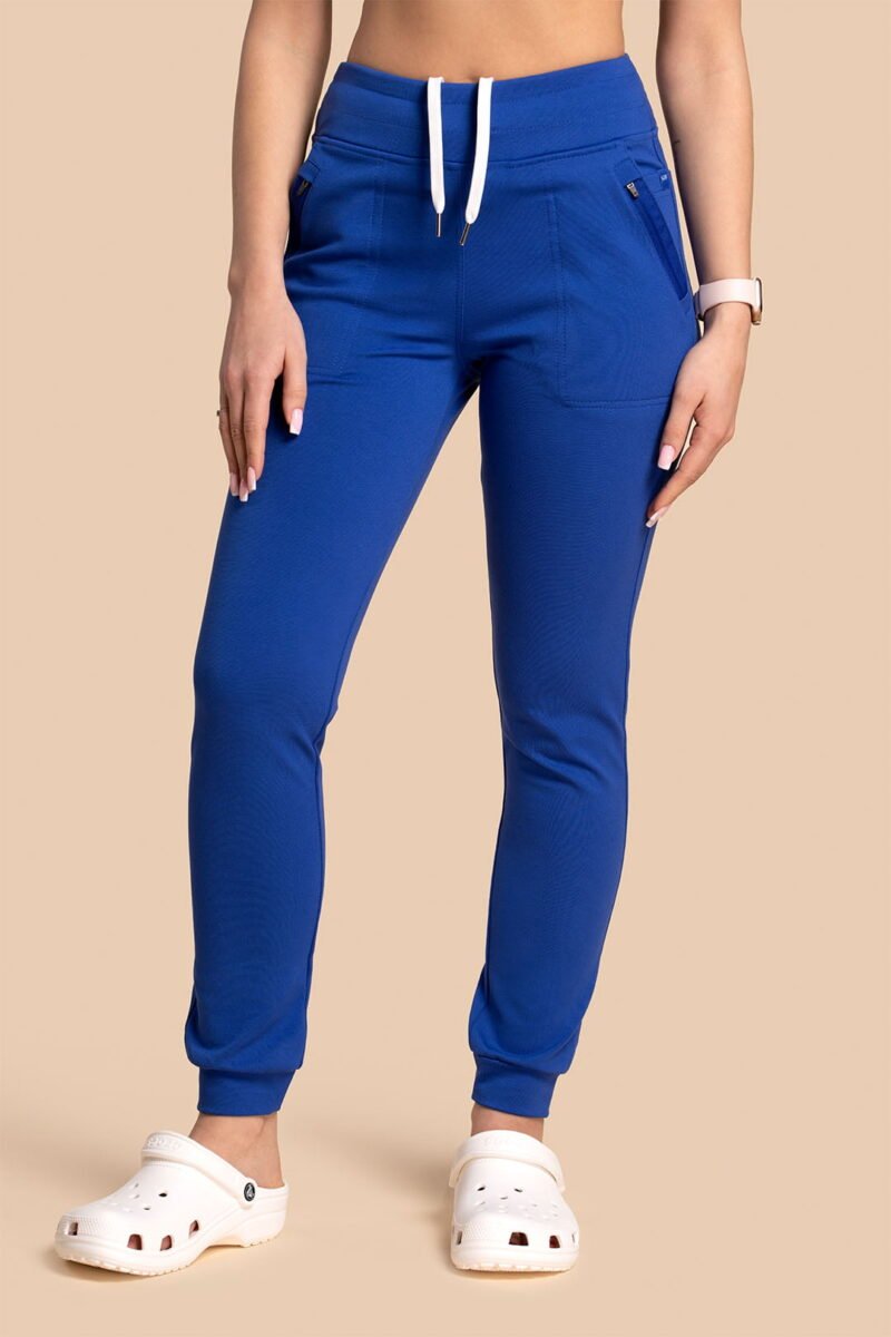 Spodnie medyczne damskie – Scrubs Joggery chabrowe