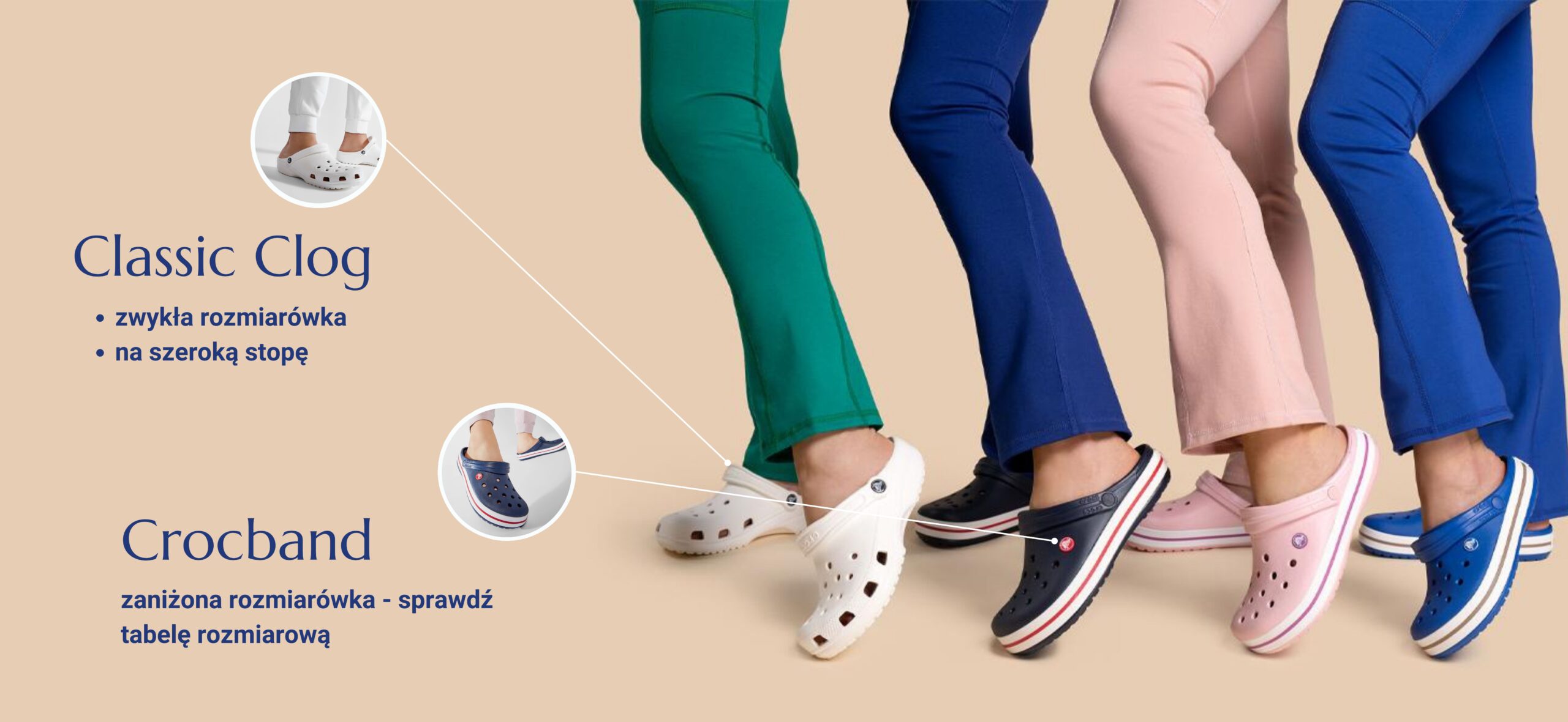 crocs klapki medyczne damskie