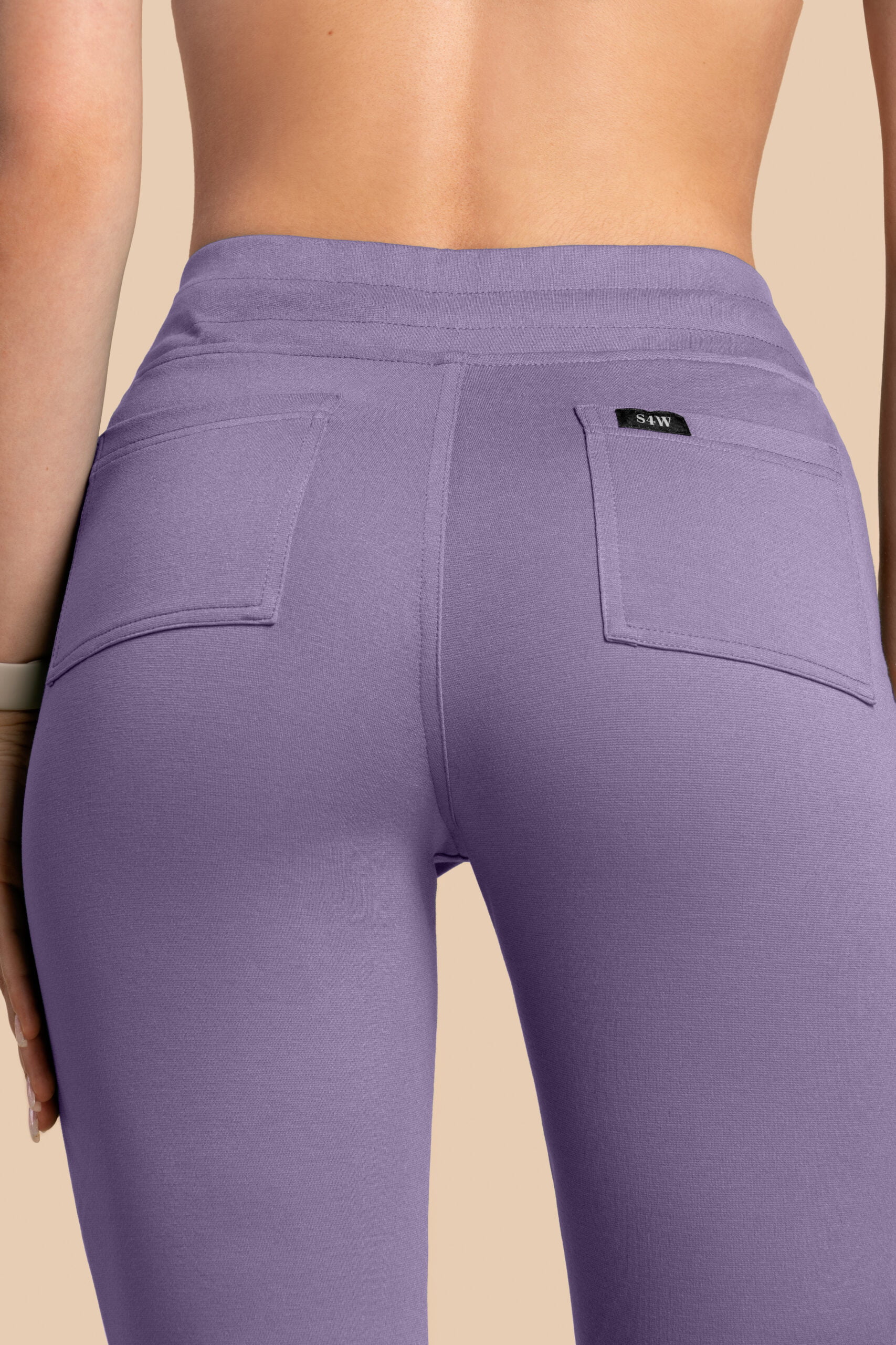 Spodnie Medyczne Damskie - Scrubs Joggery Liliowe(4) Spodnie medyczne damskie – Scrubs Joggery liliowe