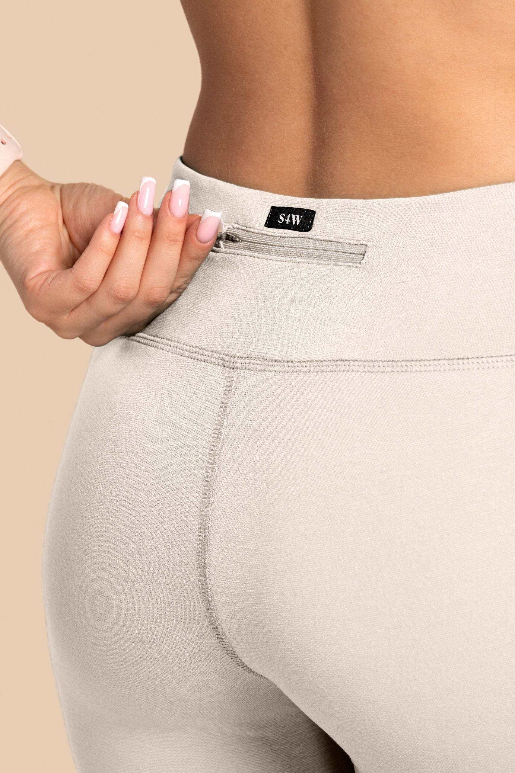 Spodnie-Medyczne-Damskie-Scrubs-Yoga-Pants-Beżowe4 Spodnie medyczne damskie – Scrubs Yoga Pants beżowe